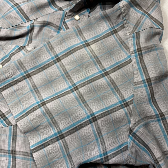 Vintage Wrangler Pearl Snap Short Sleeve Shirt - Picture 9 of 10